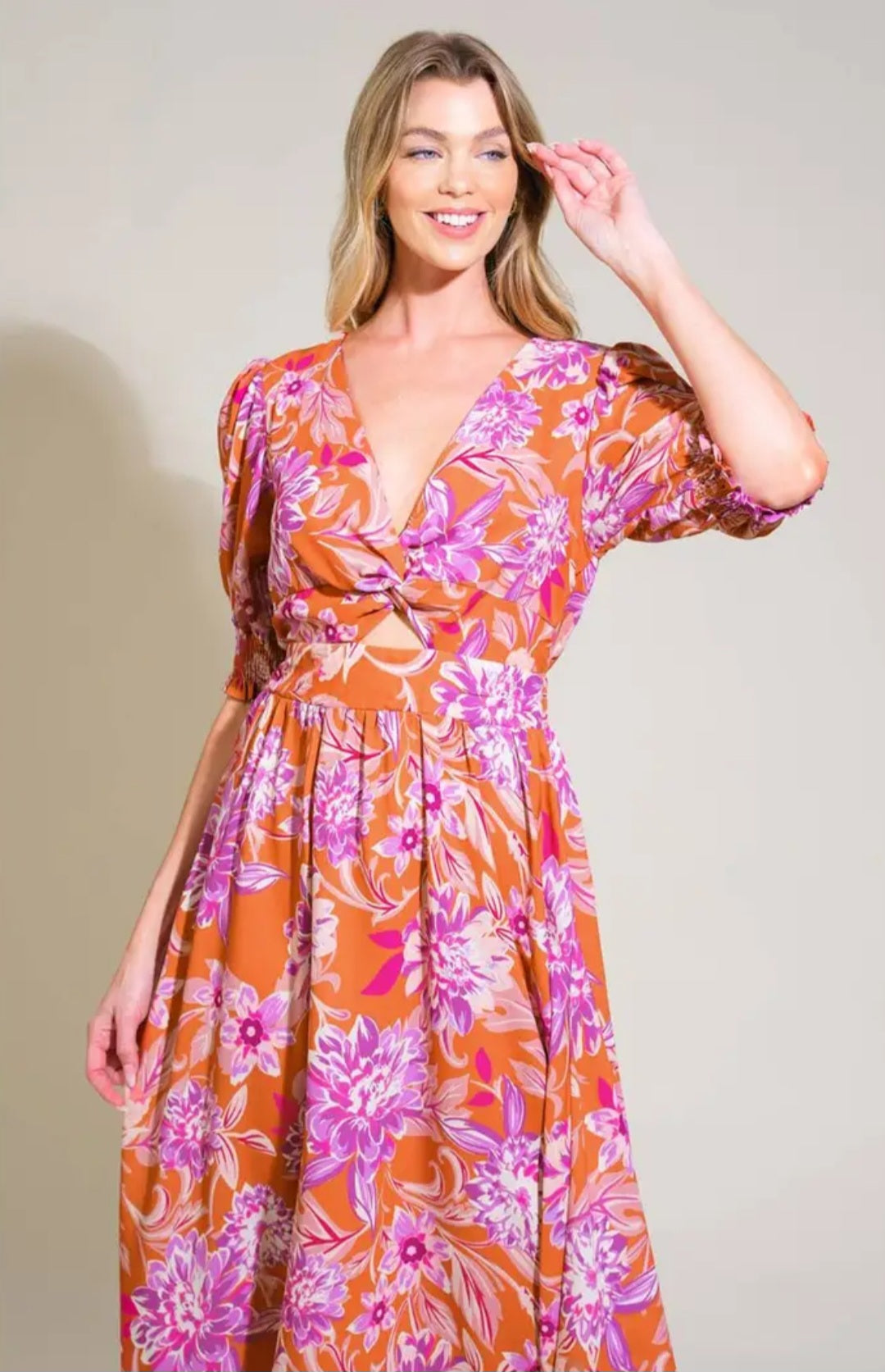 Sunset Bloom Dress