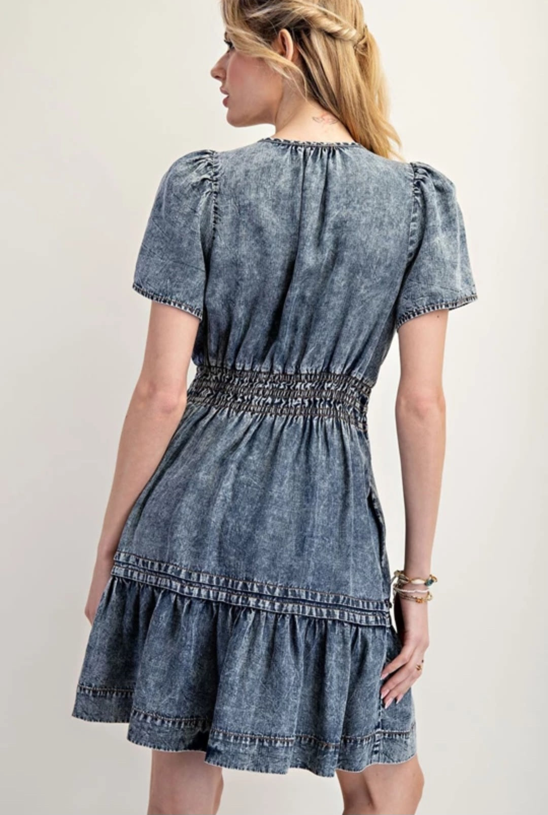 Harper Denim Mini Dress