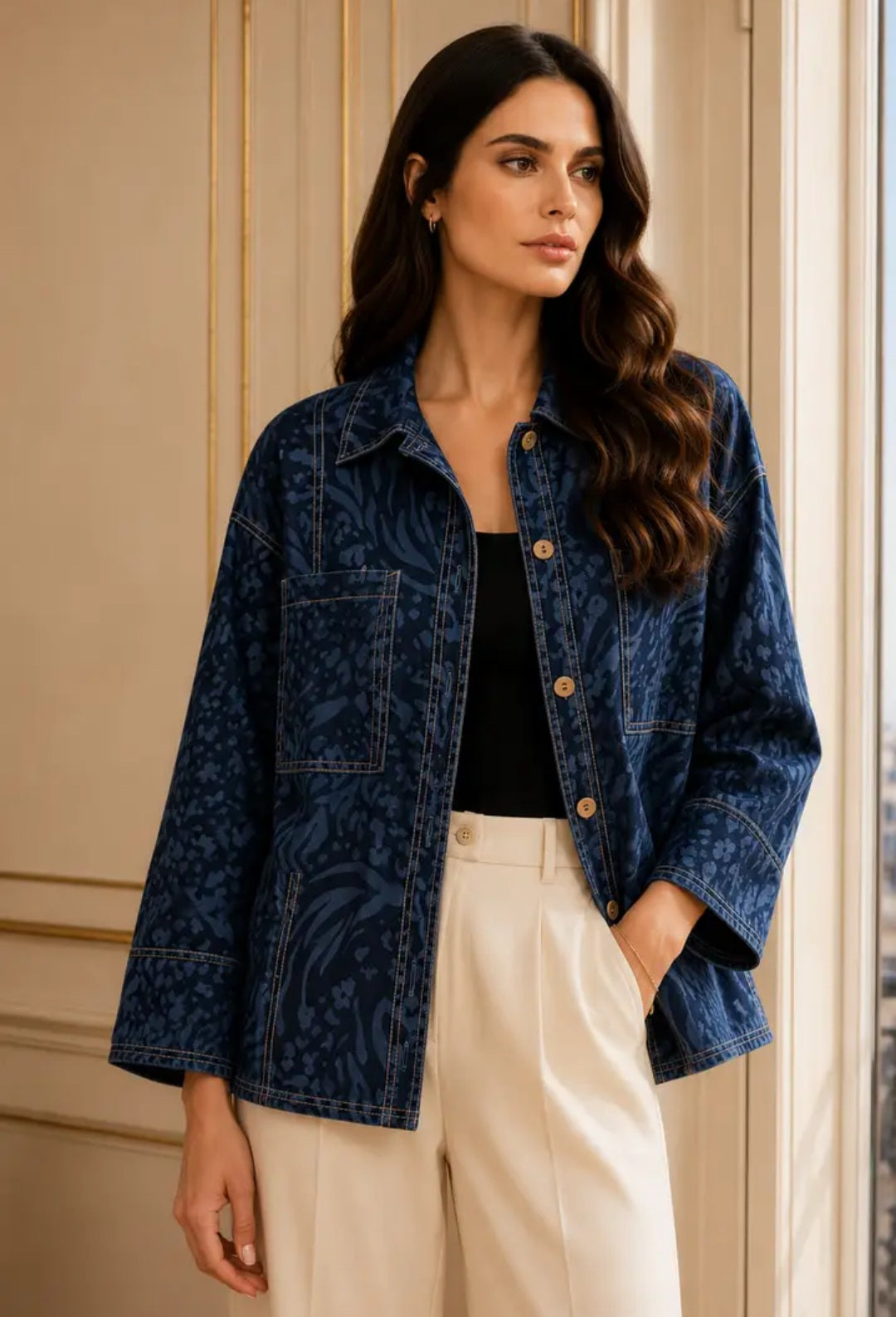 Wild Ink Denim Shirt