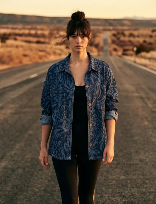 Wild Ink Denim Shirt